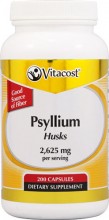 Vitacost Psyllium Husks -- 2,625 mg per serving - 200 Capsules
