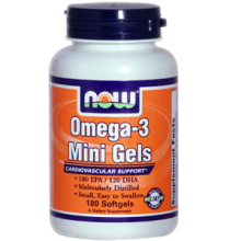 Omega-3 Mini, 180 Cápsulas