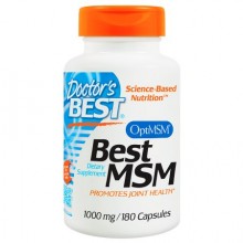 Doctor's Best, Best MSM, 1000 mg, 180 Capsules